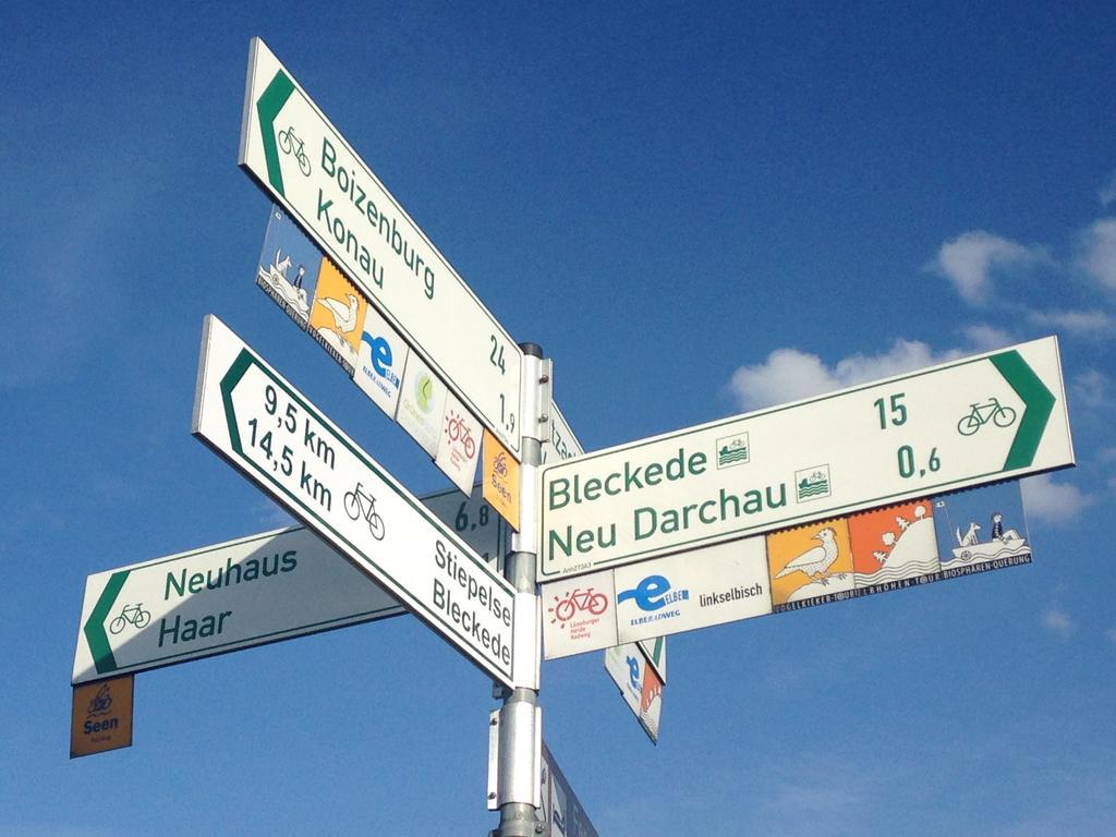 Elb Nest Gaestehaus Neu Darchau 外观 照片